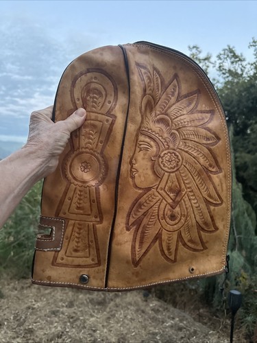 Vintage mexican leather hand - vintage,